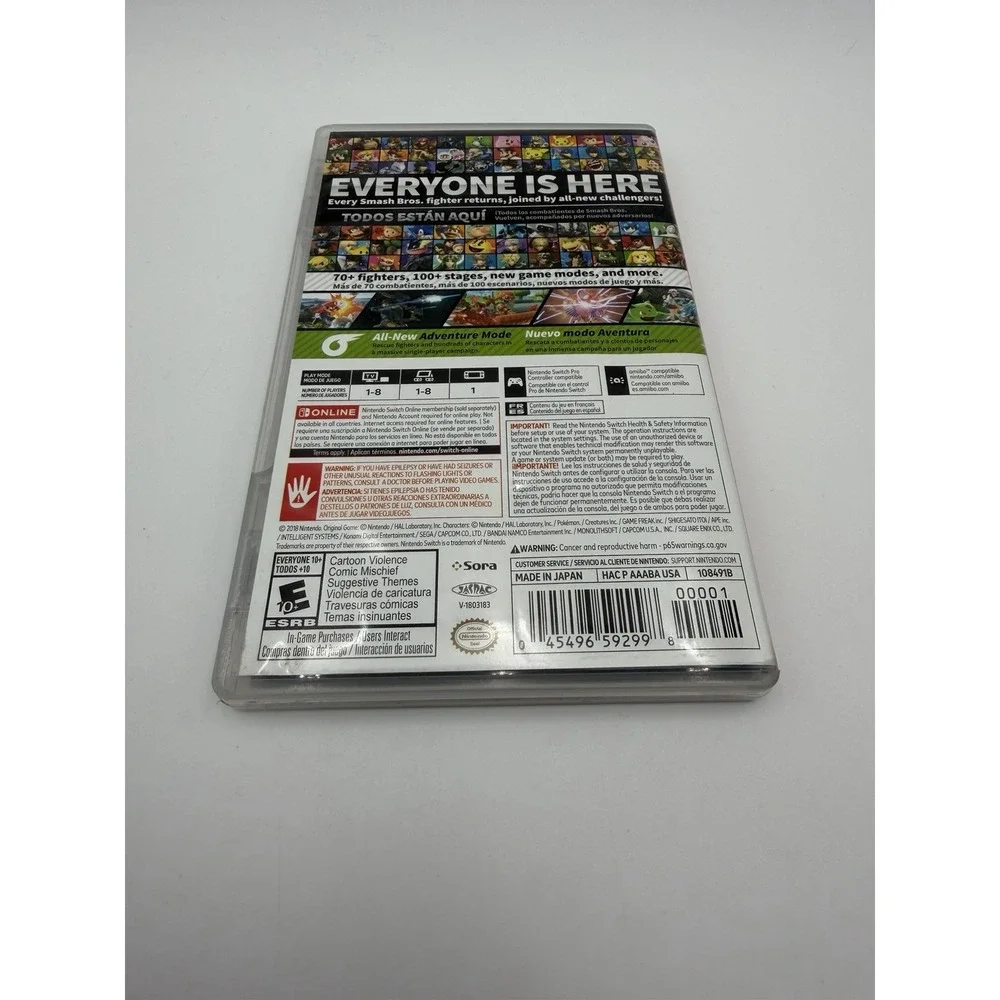 Super Smash Bros. Ultimate Nintendo Switch 2018 video game Kirby Pokemon Mario